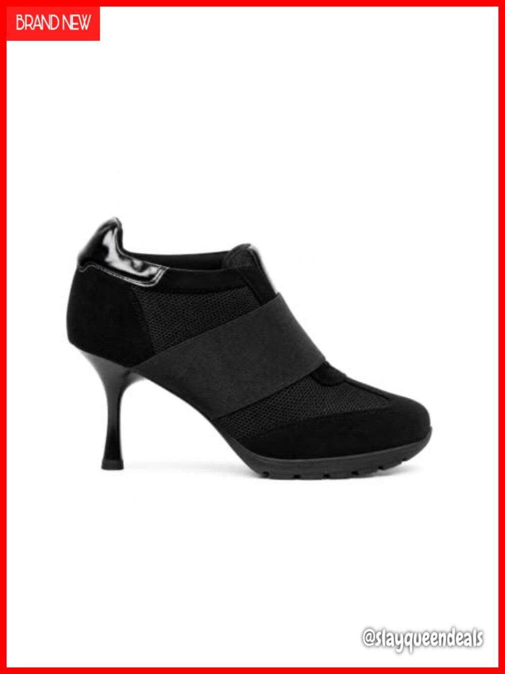 Suede Kitten Heel Sneaker Pump Round Toe Comfort Party